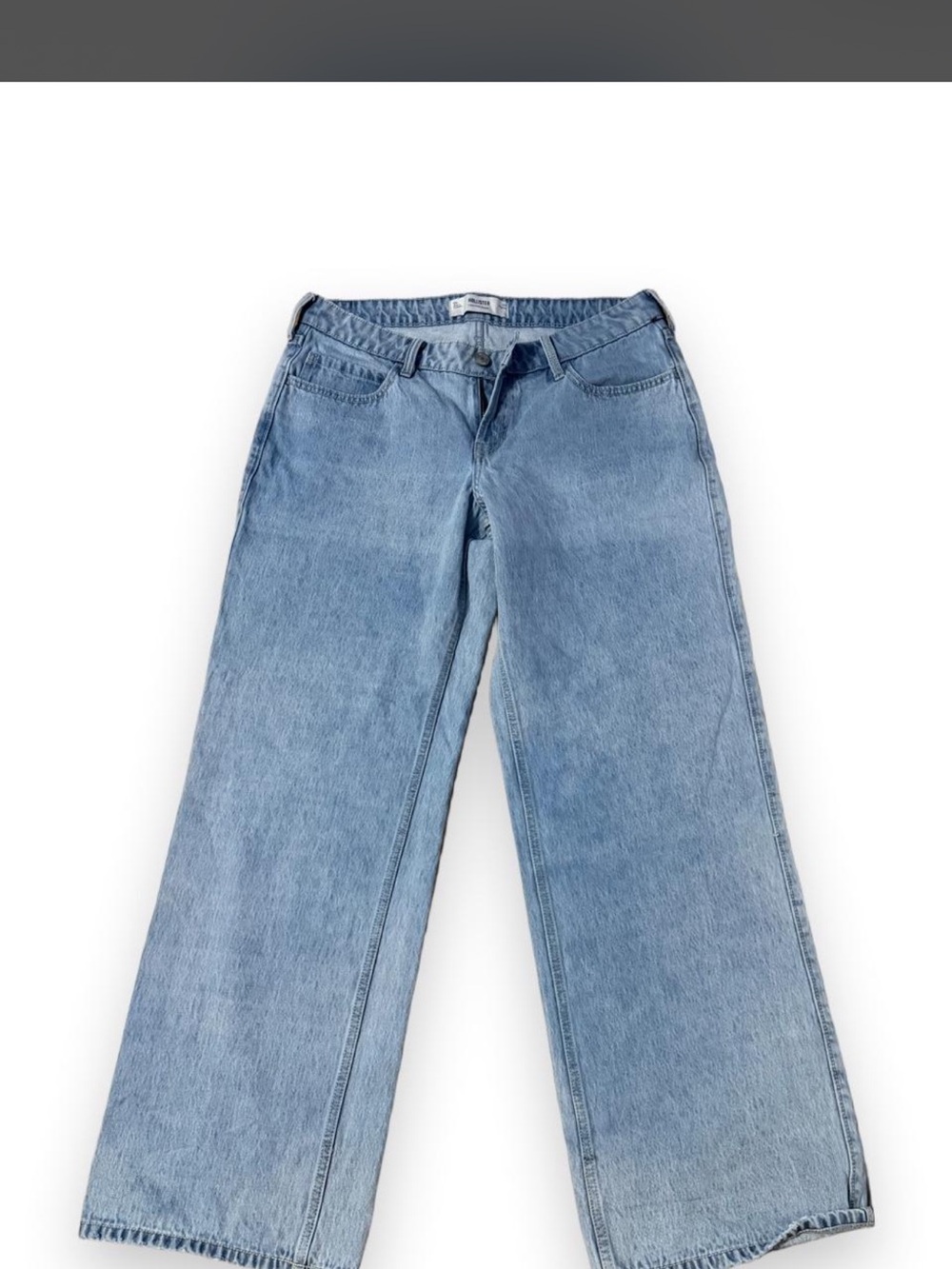 Hollister Low Rise Baggy Light Blue Jeans